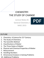 Chemistry The Study of Change