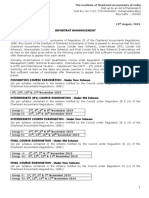 Icai Examination Schedule