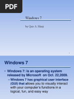 Windows 7: by Qais A. Marji