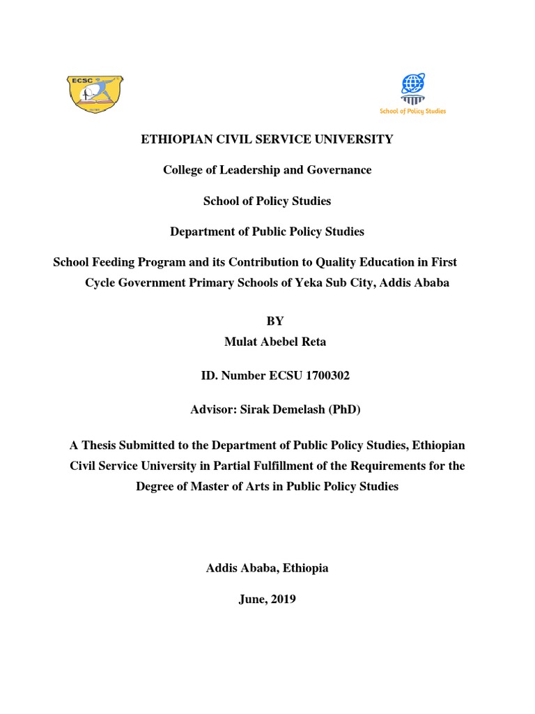 research proposal in ethiopian university