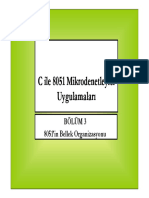 c ile 8051 uygulamaları