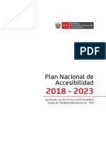 Plan Nacional de Accesibilidad 2018-2013