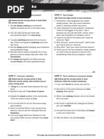 Prepare Level 3 Corpus Tasks u1-4