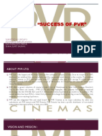 "Success of PVR": Presentation On