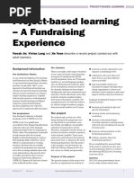 Project-based Learning -A Fundraising Experience