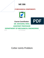 Cotter Joints - Prolem PDF