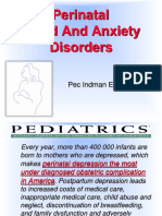 Perinatal Mood and Anxiety Disorders: Pec Indman Edd, MFT