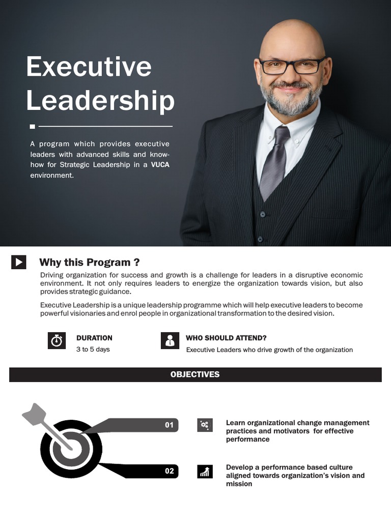 Executive Leadership Program Overview | PDF | Strategic Leadership ...