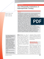 The Orthopaedic Implications of Diphosphonate Therapy: Review Article