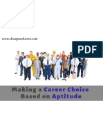 Making A Career Choice Based On Aptitude