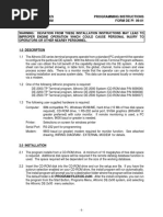 Altronic de Series Programming Instructions Terminal Program Form de Pi 09-01