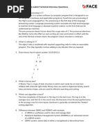 TCS Most Frequently Asked Technical Interview Questions