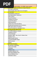 SAP HANA - BWHANA - SQLHANA - Course Content