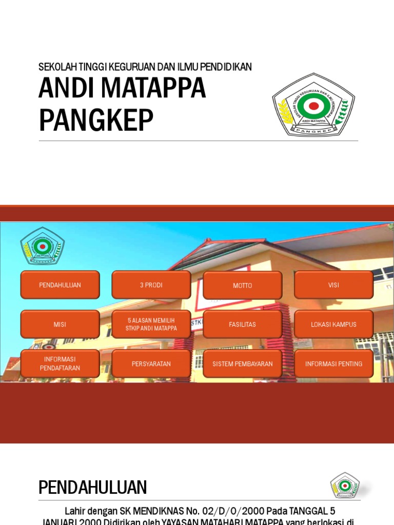 STKIP Andi Matappa: Pendidikan Berkualitas | PDF