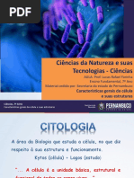 Características gerais da célula e suas estruturas.ppt