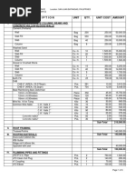 Andaya Cortez: NO. Description Unit Qty. Unit Cost Amount