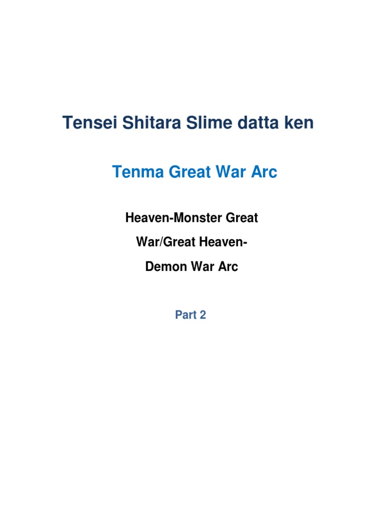 The Battle Tournament, Tensei Shitara Slime Datta Ken Wiki