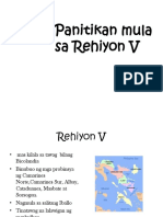 Mga Panitikan Mula Sa Rehiyon V