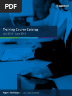 Aspentech Course Catalog Fy18