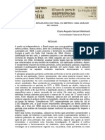 WEINHARDT, Otávio a. G. O Sistema Penal No Final Do Império