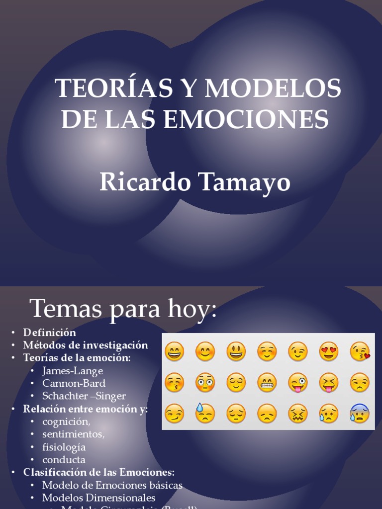 Teorias Emoción | PDF | Las emociones | Comportamiento