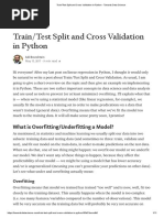 Train Test Split in Python