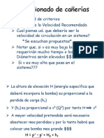 Dimensionado de Cañerías PDF