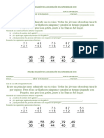 Prueba Diagnóstica Acleración Del Aprendizaje 2019