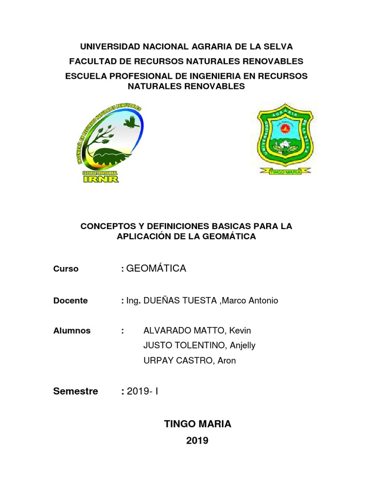 Introducción a la Geomática | PDF | Sistema de información geográfica ...