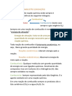 Reações químicas: combustão e neutralização