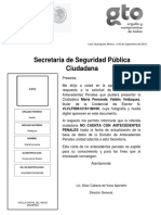 Carta de No Antecedentes Penales