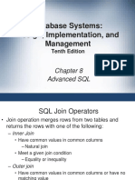 Database Systems: Design, Implementation, and Management: Advanced SQL