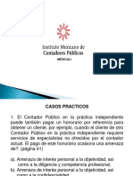 Casos Prácticos Del Código de Etica Preofesional