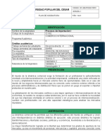 Plan de Asignatura Procesos de Importacion I Nuevo