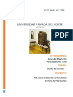 Informe de Muebles