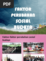 Faktor Perubahan Sosial Budaya