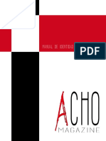 Manual de Identidad Visual Acho Magazine