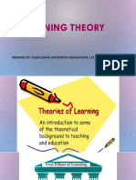 Learning Theory: Prepared By: Fleur Elaine Dayondon-Sumalpong, LPT, Maed-Bio