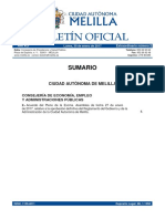 Boletín Oficial: Sumario