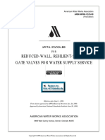 Reduced-Wall, Resilient-Seated Gate Valves For Water Supply Service