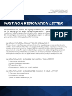 What Constitutes A Good Letter of Resignation?