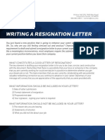 Resignation Letter Guide