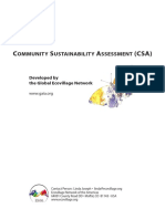 C S A (CSA) : Ommunity Ustainability Ssessment