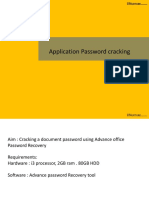 Application Password Cracking