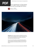 An End-To-End Project on Time Series Analysis and Forecasting With Python