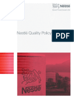 Quality Policy Nestle PDF