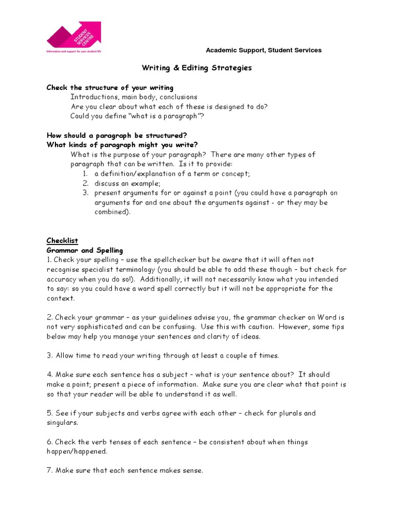 Writing and Structuring Effective Paragraphs | PDF | Paragraph ...