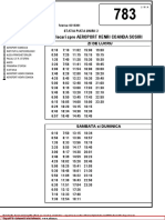 The bus line to Henri Coanda Airport schedule