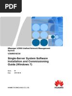 Imanager U2000 V200R016C50 Single-Server System Software Installation and Commissioning Guide (Windows 7) 05 PDF