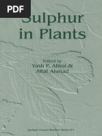 Sulfur in Plants